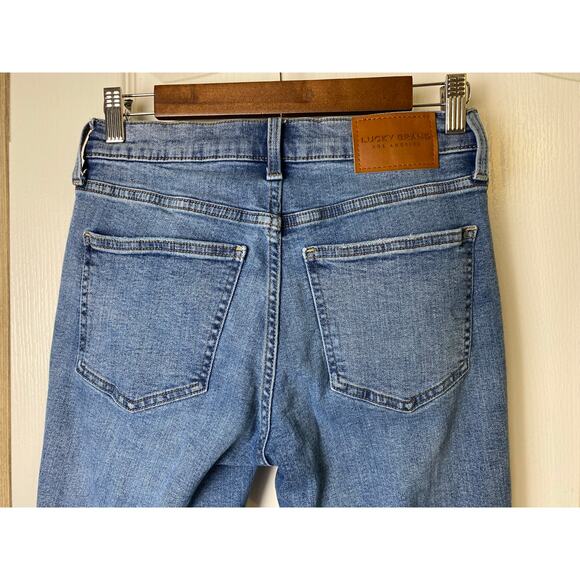 Lucky Brand Women's Ava Blue Denim Ankle Skinny Jeans Women's Size 4 - Picture 7 of 10